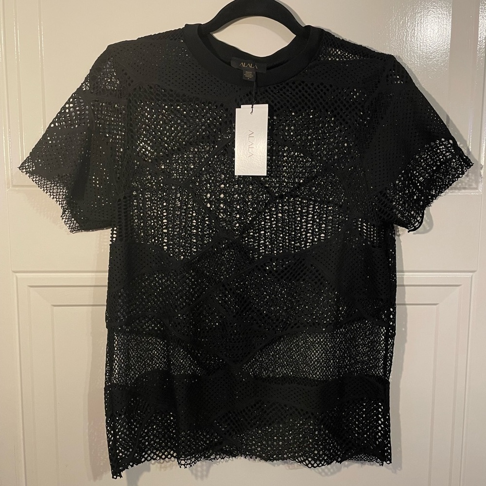 NWT Alala Collage Mesh Tee Size Small